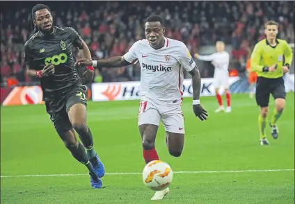  ?? FOTO: AP ?? El internacio­nal holandés Quincy Promes ha sabido aprovechar las lesiones de dos compañeros para hacerse un hueco en el ‘once’ inicial