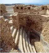  ??  ?? Waterworks: A cistern at Masada