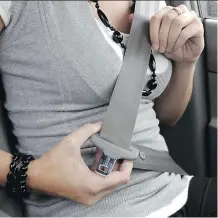  ?? CRAIG GLOVER FILES ?? Fastening your seatbelt is a simple and potentiall­y life-saving task, yet some people still won’t do it.