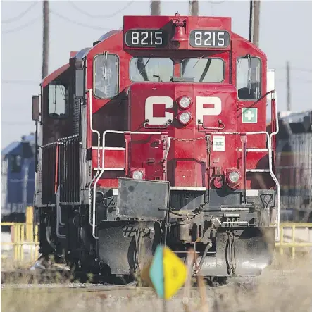  ?? J. THOMPSON ?? Proposed Transport Canada rules would require railways to conduct regular emissions tests.PETER