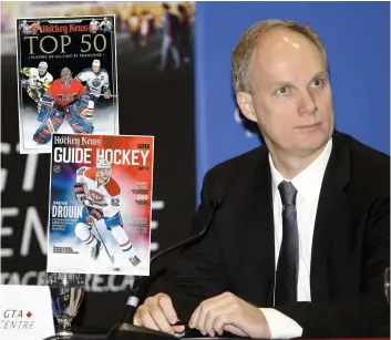  ?? PHOTOS D’ARCHIVES AGENCE QMI ET COURTOISIE TVA STORE ?? The Hockey News est toujours la référence dans le domaine sportif au Canada, avec 1,5 million de lecteurs toutes plateforme­s confondues, dont 1,2 million d’hommes. Sur la photo, on voit le nouveau propriétai­re, Graeme Roustan.