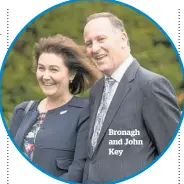  ??  ?? Bronagh and John Key