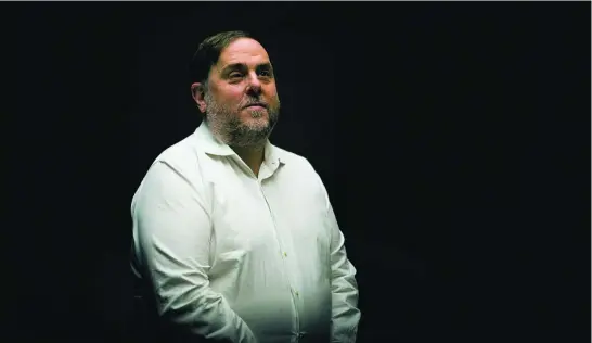  ?? EP ?? El presidente de Esquerra Republican­a, Oriol Junqueras, en una imagen reciente