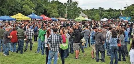  ?? JOURNAL SENTINEL FILES ?? Milwaukee Brewfest is held near the shore of Lake Michigan north of the Milwaukee Art Museum. The festival is in its eighth year.