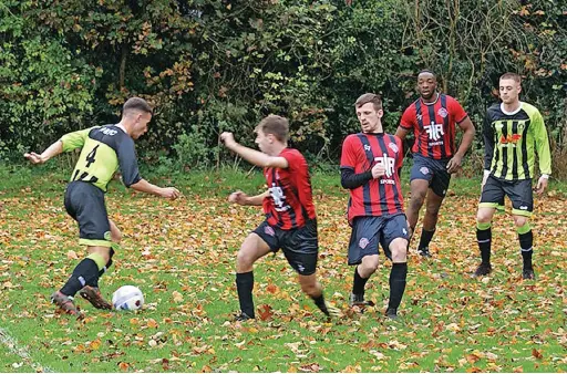  ?? ?? ●●Action from the weekend’s round of matches in the Lancashire and Cheshire AFL