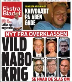  ??  ?? Ekstra Bladet 10 august.