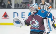  ?? Mark J. Terrill, The Associated Press ?? Pavel Francouz was named the NHL’s first star of the week Monday after going 3-0-1 with a 1.46 goals-against average and .941 save percentage in four games.