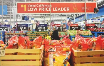  ?? AFP ?? A Walmart store in Rosemead, California. Walmart has said it will raise prices as a result of the Trump administra­tion’s tariffs on Chinese-made goods.