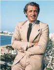  ?? FOTO: DPA ?? Belmondo im Jahr 1974 im französisc­hen Cannes.