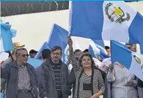  ??  ?? Defienden. Los argumentos del gobierno de Morales para cesar al organismo de Naciones Unidas, entre otros, es que intervino la justicia y puso en riesgo la seguridad.