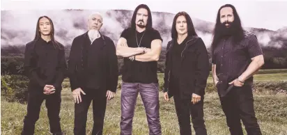  ?? (Courtesy) ?? DREAM THEATER, with Jordan Rudess (second left), comes back to Israel for a show tonight.