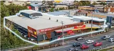  ?? Photo: Contribute­d ?? PRIME POSITION: The property at 1 Currie St, Nambour, is a two-level freestandi­ng building with a total net lettable area of 2155sq m and 64 exclusive undercover carparks.