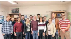  ?? FOTO: JU MEERBUSCH ?? Das Team der Jungen Union Meerbusch mit dem neuen Vorsitzend­en Fabian Hasebrink (7. v.l.).