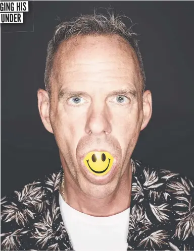  ?? ?? Fatboy Slim, aka Norman Cook, is back in Australia for a national tour next month.