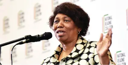  ?? / GCIS ?? Minister Angie Motshekga’s amendments to school infrastruc­ture plans slated.