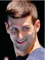  ?? ?? Row: Novak Djokovic