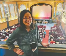  ?? ?? Vancouver filmmaker Joella Cabalu was at the Patricia Theatre in March for the big-screen premiere of her short film Koto: The Last Service.