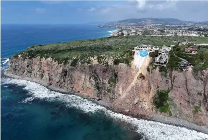  ?? ?? An aerial view in Dana Point. Photograph: Mario Tama/Getty Images