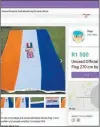  ??  ?? GHOST OF THE PAST: An old SA flag on sale at OLX