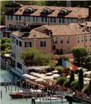  ?? ANSA ?? Venezia. L’hotel Cipriani, il primo albergo della catena nata 40 anni fa