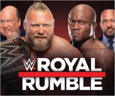  ?? BROCK Lesnar and Bobby Lashley ??