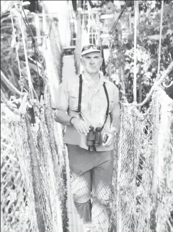  ?? ?? Tony Thorne at Iwokrama Canopy Walkway and Attached Lodge