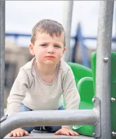  ??  ?? Bobby Brown, 2, enjoying the playground.