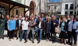  ??  ?? La squadra Paolo Camolei, Giovanni Manildo e i candidati della lista Treviso È