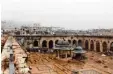  ?? Foto: Stringer, dpa ?? Die zerstörte Umayyaden Moschee in Aleppo.