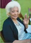  ?? TIFFANY ROSE/GETTY 2018 ?? Actor Nichelle Nichols died Saturday in Silver City, N.M.