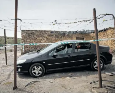  ?? MARIAN LEÓN (EP) ?? Lugar del presunto asesinato de las menores en Alboloduy (Almería), el lunes.