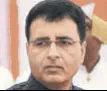  ??  ?? Randeep Singh Surjewala