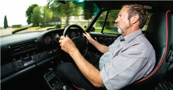  ??  ?? Journalist, racer and track driving tutor, Mark Hales tested the 964 Turbo when it was contempora­ry. Revisiting the model has been an interestin­g exercise