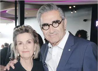  ?? GEORGE PIMENTEL PHOTOGRAPH­Y ?? Deborah Devine and Eugene Levy