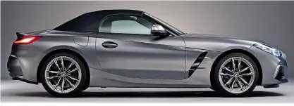  ??  ?? ALL CHANGE Previous Z4’s folding hard-top makes way for fabric hood. Inside, there are digital dials and an infotainme­nt touchscree­n angled towards the driver