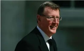  ?? Photograph: Matthew Lloyd/Getty Images ?? David Trimble was the first person to hold the office of first minister of Northern Ireland.