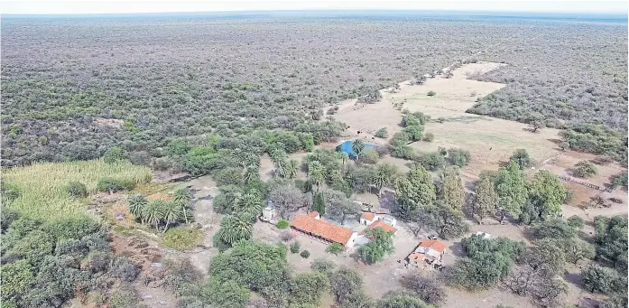  ?? Gentileza JorGe Ybañez ?? Las tierras son parte de la ecorregión del Chaco seco y conservan especies en vía de extinción