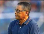  ?? DIPTA WAHYU/JAWA POS ?? MENYERAH: Herry Kiswanto menyatakan mundur dari kursi pelatih kepala Persela Lamongan.