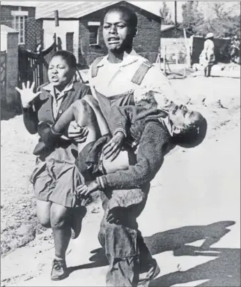  ?? The Burning Monk, Migrant Mother ?? A portal to empathy: (clockwise from top left) Malcolm Browne’s Nzima’s photograph of Hector Pieterson, and Dorothea Lange’s
Sam