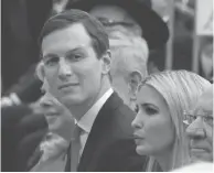  ??  ?? Jared Kushner (C), conseiller et gendre du président américain Donald Trump, le 14 mai 2018 lors de l’inaugurati­on de l’ambassade américaine à Al-Qods