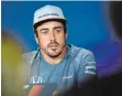  ?? FOTO:AFP ?? Fernando Alonso befindet sich am Scheideweg.