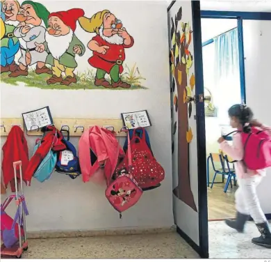  ?? D. C. ?? Una clase de educación infantil en un colegio gaditano, en una imagen de archivo.