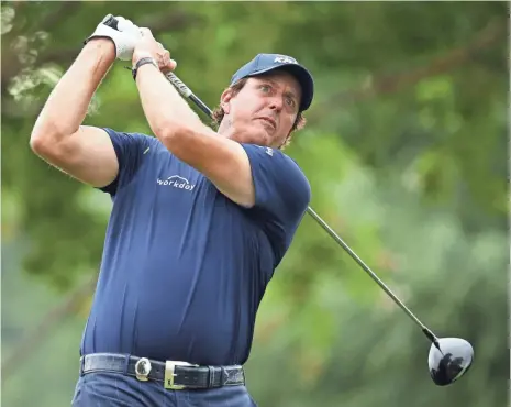  ?? ROB SCHUMACHER, USA TODAY SPORTS ?? “Phil brings a wealth of experience to the team,” U.S. captain Steve Stricker said about 47-year-old Phil Mickelson, above.