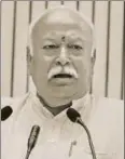  ?? RSS ?? RSS chief Mohan Bhagwat in New Delhi, September 18