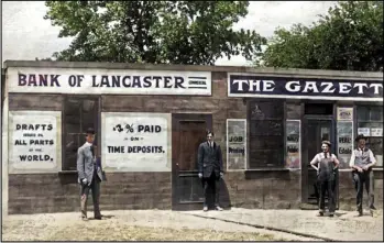  ?? COURTESY PHOTO ?? The First Bank of Lancaster (1912).