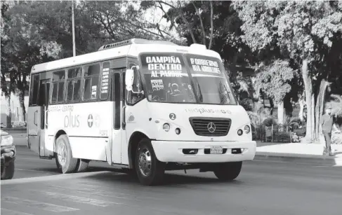  ?? Foto: Marco Ruiz ?? Unidades de transporte público en Culiacán.