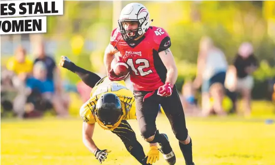  ?? Picture: ALIX SWEENEY ?? BUILDING PHASE: Townsville Cyclones' Kyle Reynolds is eager to make the club competitiv­e throughout its various age groups.