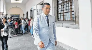  ?? ARCHIVO ?? Petición. El presidente del CPCCS, Christian Cruz, ha hecho varios llamados a Finanzas por el presupuest­o.