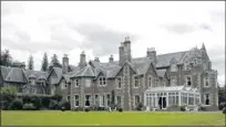  ??  ?? GRAND DESIGNS: Cromlix House in Kinbuck, Dunblane, is to be transforme­d.