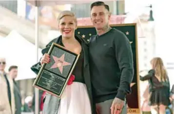  ?? |GETTY IMAGES ?? La cantante recibió su estrella en el Paseo de la Fama de Hollywood.